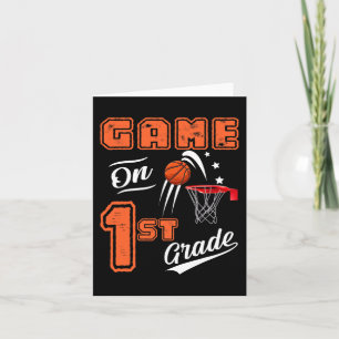 Spielspass auf Basketball erster Klasse Karte