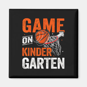 Spielspass auf Kindergarten Bysketbyll Erster Tag Magnet