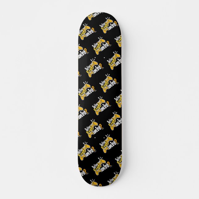 Spielst du sogar Bruh? Skateboard (Vorne)