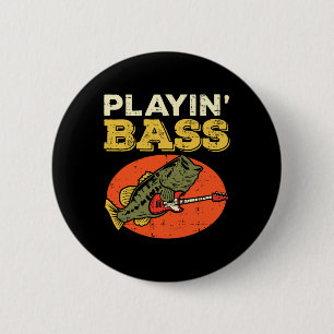 Spielt B Fisch Gitarre Cool Fishing Bist Spieler M Button