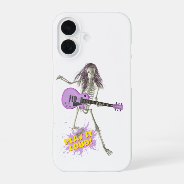 Spielt es laut!  iPhone 16 hülle (Rückseite)