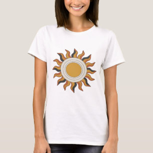 Spielt graue ABSTRACT ART Gestaltung T-Shirt