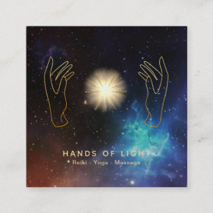 *~* spielt heilendes Handuniversum-kosmische Quadratische Visitenkarte