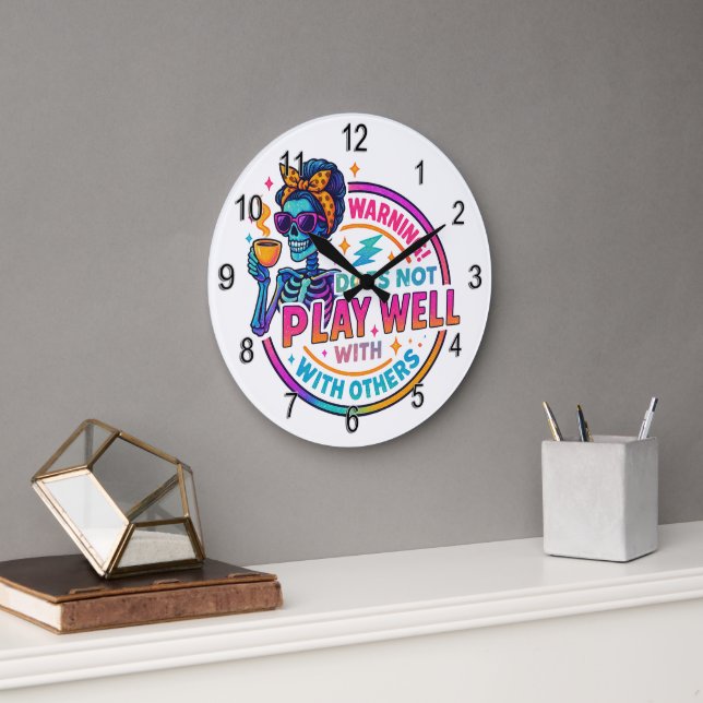 Spielt nicht gut... große wanduhr (Büro)