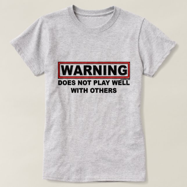 Spielt nicht gut… hellfarbige Shirts (Design vorne)