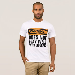 SPIELT NICHT GUT MIT LIBERALEN, VATER-T - SHIRT