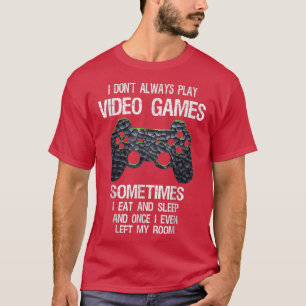 Spielt nicht immer Videospiele lustige Gamer Boys T-Shirt