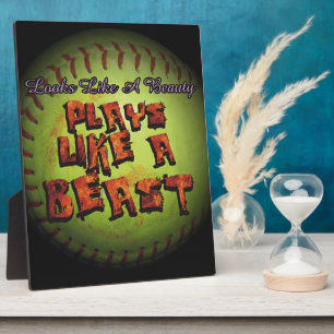 Spielt wie ein BestiefungsSoftball Fotoplatte
