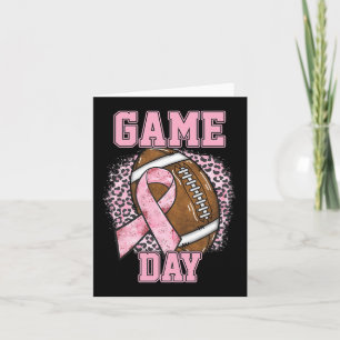 Spieltag - Brustkrebsbewusstsein Pinker Fußball M Karte