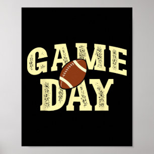 Spieltag Football-Mannschaftssport Vintage Poster