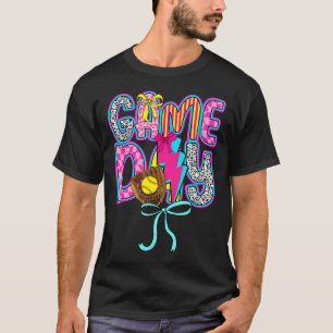 Spieltag Preppy Spieltag Softball-Spiel T-Shirt