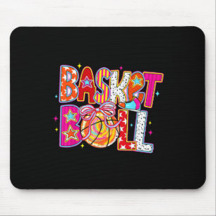 Spieltag Sketll Kokette Schleife Softll Bunt Liebh Mousepad