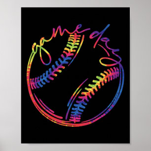 Spieltag Verkauf Leben Softll Leben Tie Dye Mutter Poster