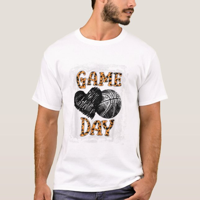 Spieltage Frauen Leopard T-Shirt (Vorderseite)