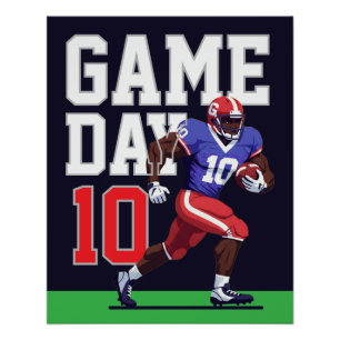 Spieltages Football Poster