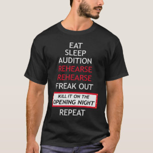 Spieltheater Apparel Drama League Schauspieler T-Shirt
