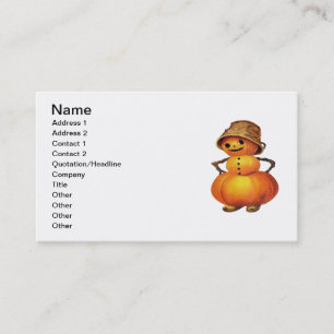 Spieltricks (Vintage Halloween-Karte) Visitenkarte