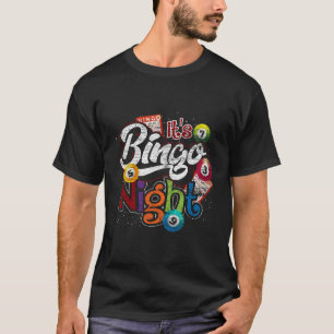 Spielvergnügen Lover gibt Bingo Night Funny Lotter T-Shirt