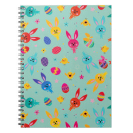 Spielvoll und farbenfroh Design Spiral Notebook Notizblock