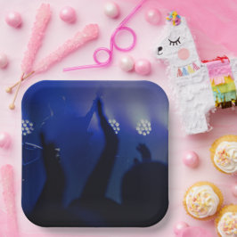 Spielvolle Muster auf 9" Tellern mit Papier aus de Pappteller