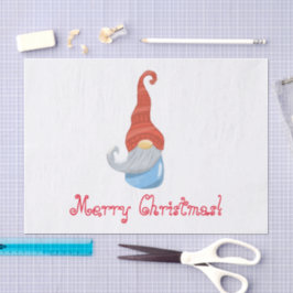 Spielvolles Gnome Faces Funny Tissue - Whimsical Seidenpapier