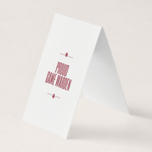 Spielwarte Visitenkarten