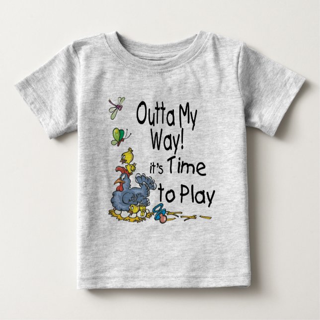 Spielzeit Baby T-shirt (Vorderseite)