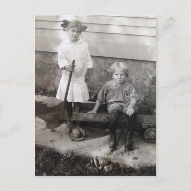 Spielzeit: Circa 1908 Postkarte (Vorderseite)