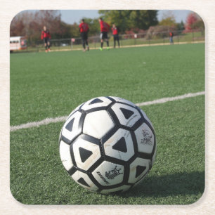 Spielzeit - Fußballball - Untersetzer