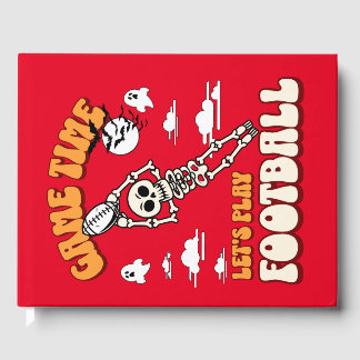 Spielzeit Lasst uns Fußball Halloween Funny spiele Gästebuch