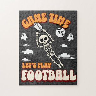 Spielzeit Lasst uns Fußball Halloween Funny spiele Puzzle