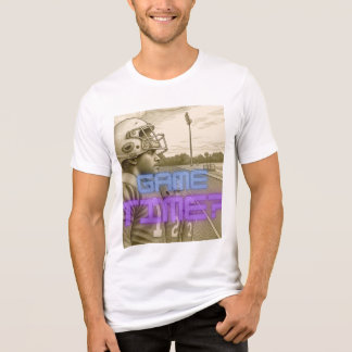 Spielzeit Retro-Fußball-Gravur Klassisches T-Shirt Tri-Blend Shirt
