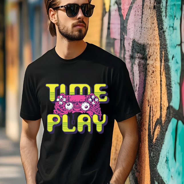 Spielzeit - Spaß und stilvoller T - Shirt für Game (Von Creator hochgeladen)