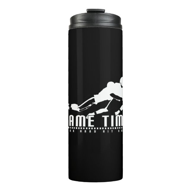 Spielzeit - Takt Thermosbecher (Vorderseite)