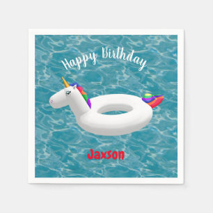 Spielzeug aus Einhorn Serviette