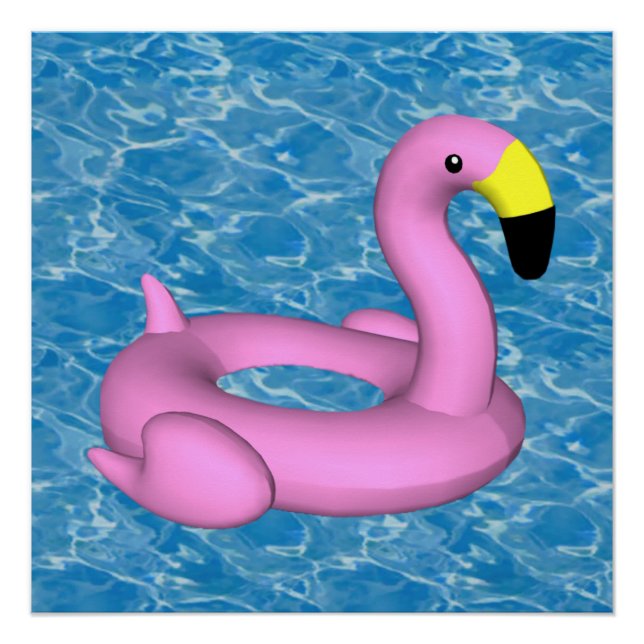 Spielzeug aus rosa Flamingo Poster (Vorderseite)
