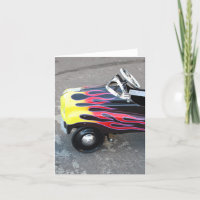 Spielzeug-Auto Notecard