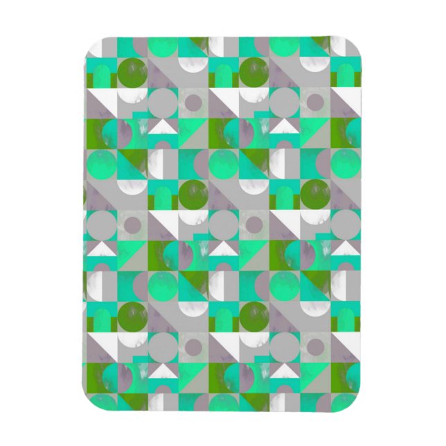 Spielzeug Blocks klein - grün Magnet (Vertikal)
