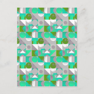 Spielzeug Blocks klein - grün Postkarte