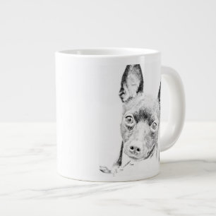 Spielzeug-Foxterrier Jumbo-Tasse