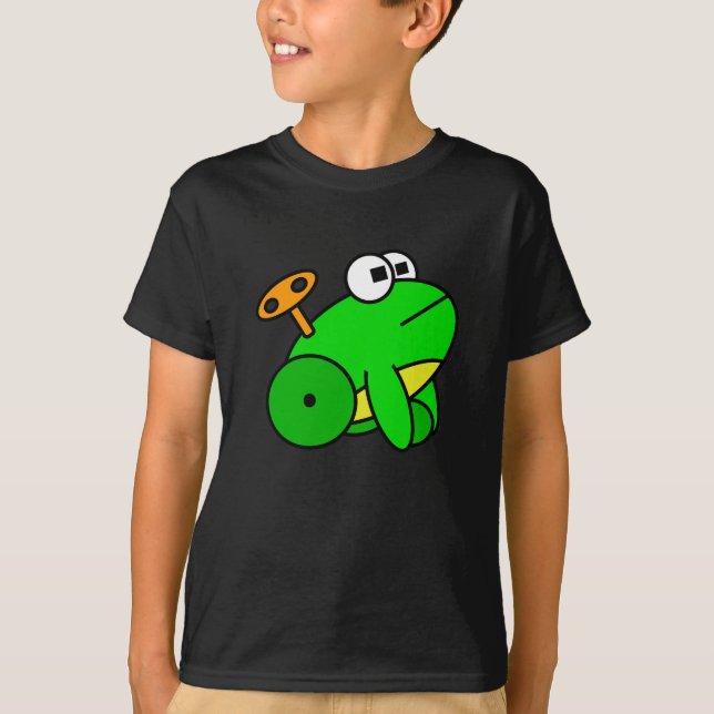 Spielzeug-Frosch T-Shirt (Vorderseite)