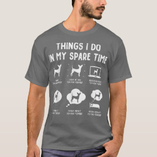 Spielzeug für Terrier Dinge spare Time Funny Dog M T-Shirt