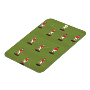 Spielzeug-Fußballmannschaft Magnet