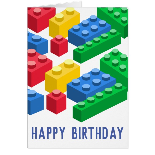 Spielzeug-Gebäude-Steine bunt Kinder (Vorne)