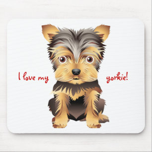 Spielzeug-Hundegeschenk-Mausunterlage Yorkshires Mousepad