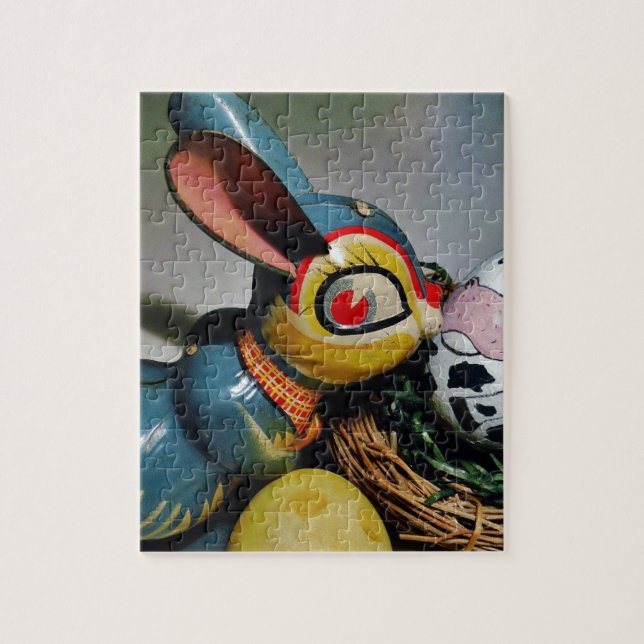 Spielzeug-Kaninchen und Kuhei Puzzle (Vertikal)