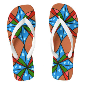 "Spielzeug Kite and Pinwheel" abstrakte Flip Flops