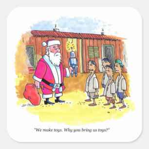 Spielzeug Maker große eckige Aufkleber