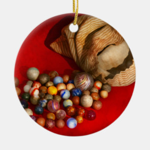 Spielzeug - Meine Murmeln gefunden Keramikornament
