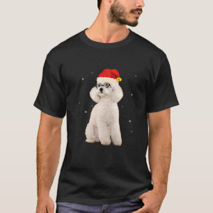 Spielzeug Poodle in Weihnachten Weihnachtsmannmütz T-Shirt